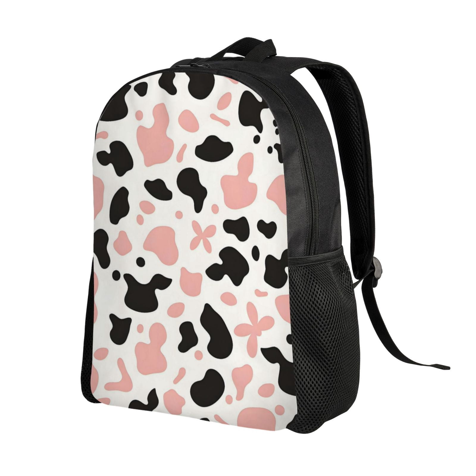 Single Side Full Backpack 16.1×11.8×4.5in Large Capacity Breathable Shoulder Belt Leisure Simple And Strong Bearing Capacity Simple Cow-Print Pattern_3