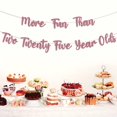 thumbnail image 4 of 50th Birthday Banner More Fun Than two 25 Banner Rose Gold 50th Birthday Decorations Fifty Birthday Party Supplies for Women, 4 of 6