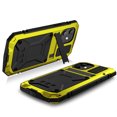 thumbnail image 1 of Amdohai Heavy Duty Phone Cover Metal Case Shockproof Anti-drop Mobile Phone Shell Case Replacement for iphone 12 mini Yellow, 1 of 9