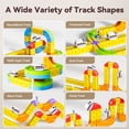 thumbnail image 3 of KNMDU Electric Train Set 113 Pieces 3D Infinity Track Flexible Tracks for Kids N Scale, 3 of 11