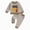 H01-Brown, variant on TOWED22 Toddler Baby Boy Fall Clothes Printed Long Sleeve Pullover Sweatshirt Tops Joggers Pants Set Winter Outfits Size:18-24 M,Color:Brown