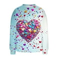 thumbnail image 6 of Vetsdori Long Sleeve Shirts for Women Crew Neck Pullover Tops Valentine's Days Graphic,Casual Love Heart Gifts for Wife Cute Womens Sweatshirts Holiday, 6 of 6