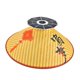 thumbnail image 4 of Sombrero con ventilador solar, gorra de refrigeración de energía solar, práctica, informal, protección solar, portátil. red amarilla, 4 of 9