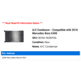 thumbnail image 2 of A/C Condenser - Compatible with 2018 Mercedes-Benz E400, 2 of 2