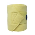 thumbnail image 4 of Horse Tack Grooming Leg Protection Polo Wrap Set of 4 Soft Fleece Yellow 95R09YL, 4 of 5