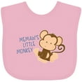 thumbnail image 3 of Inktastic Memaw's Little Monkey Boys or Girls Baby Bib, 3 of 4