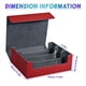 thumbnail image 4 of 2X Caja de Almacenamiento de Tarjetas para Cartas Coleccionables, Estuche para Mazos de Cartas con Capacidad para MáS de 1800 Tarjetas de una Sola , Rojo, 4 of 5