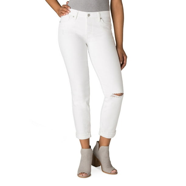 signature levi strauss mid rise slim cuffed