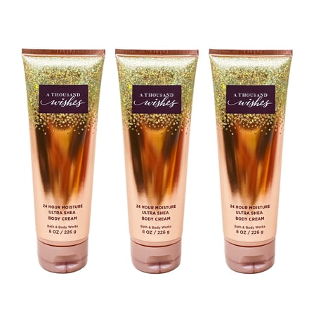 Bath and Body Works A Thousand Wishes 3 Pack Ultra Shea Body Cream Gift Set - Full Size