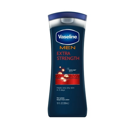 (2 pack) (2 pack) Vaseline Men Healing Moisture Body Lotion Extra Strength 10 oz