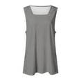 thumbnail image 3 of SHITINN Summer Tank Tops for Women Square Neck Loose Fit Casual Fashion Flowy Sleeveless 3x Sleeveless 2 Pk Night Gowns Layering Shirt Business Shirts Women Fashion Tops Womens plus Size Tops plus, 3 of 3