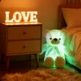 thumbnail image 4 of AuroraX Bear Stuffed Animals & Teddy Bears Medium Cute Ultrasoft Plushie for Anxiety 12 Inch Led Plush Toys for Girls,Boys,Adults Birthday Gifts, 4 of 4