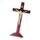 thumbnail image 5 of Crucifijo de pared de madera Cruz Jesús Crucifijo Regalo devoto Colección de figuras sagradas Arte Jesús dorado 34x175cm, 5 of 9