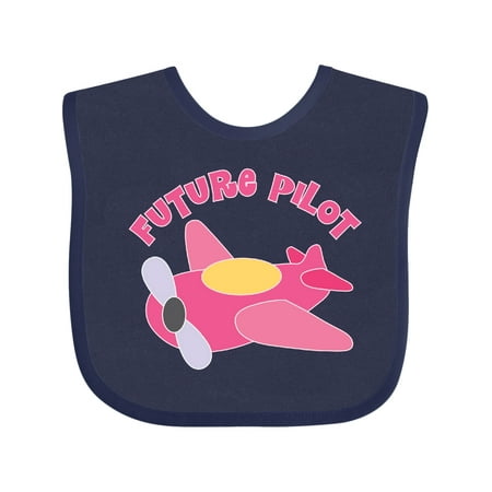 

Inktastic Future Pilot Gift Baby Girl Bib