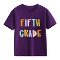 thumbnail image 2 of FDDMis Tops for Girls White Tshirt for Cute Y2k Tops Tight Shirt Girls Size 10-12 Clothes Girls Clothes Age 6-8 Girls 6t Clothes, Purple 10-11 Years, 2 of 7