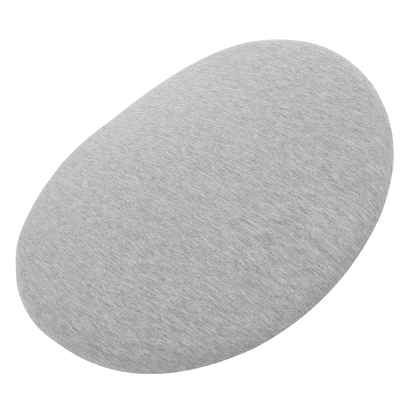 OUNONA Universal Round Padded Chair Cushion with Non- Bottom and Soft Breathable Cover for Home and