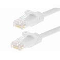thumbnail image 1 of Cable de conexión Monoprice Cat6, 10 pies, blanco, paquete de 12 unidades, UTP 24 AWG, 1 of 5