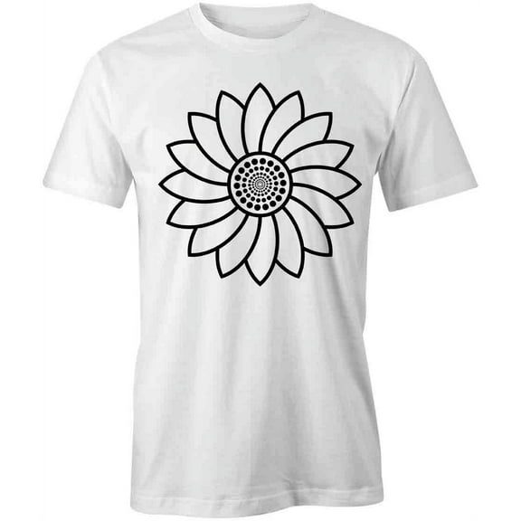 Sunflower T-Shirt | Pretty Flowers White Tee Gift