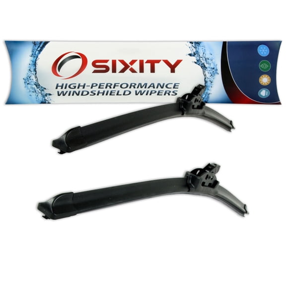 Sixity Auto XTS Frameless Front Windshield Wiper Blades compatible with Mitsubishi Diamante