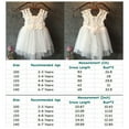 thumbnail image 6 of Kid Baby Girl Sleeveless Lace Kids Tulle Party Wedding Princess Dress, 6 of 6