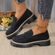 thumbnail image 5 of Zapatos Suela Gruesa Mocasines Plataforma Ortopédicos Mujeres Transpirables para Uso Diario, 5 of 9