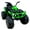 Green, variant on BKIRNP 24V Kids Ride-On ATV Off-Road Quad Car 6mph Electric Car with 2 Speeds and Bluetooth Music