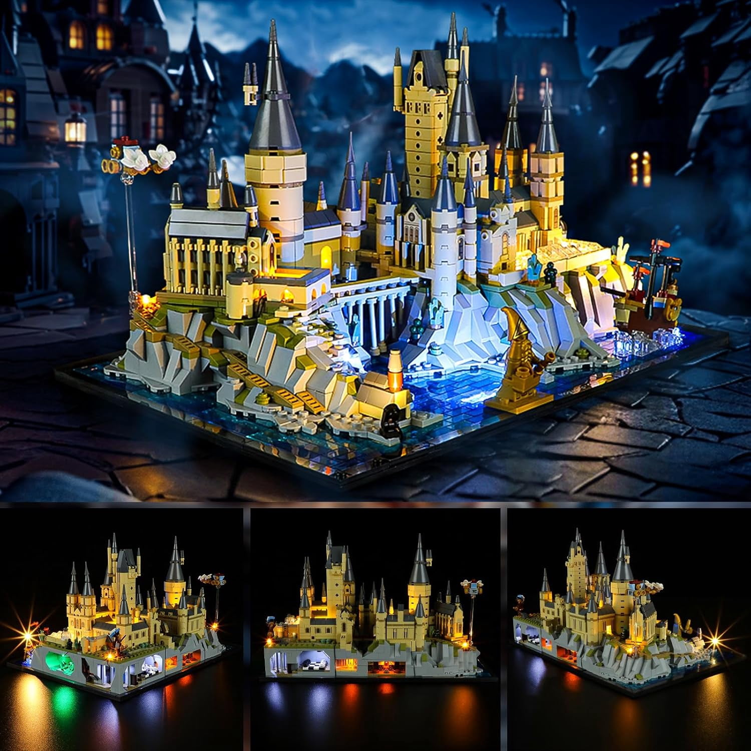 LED Light for Lego-76419 Harry Potter Hogwarts Castle and Grounds Building Blocks Model (Lego Set NOT Included)
