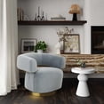 thumbnail image 6 of River Steel Grey Velvet Accent Chair, 6 of 6