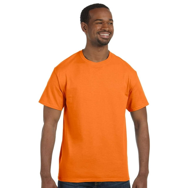 Gildan-5000-Unisex Heavy Cotton™ T-Shirt,Safety Orange,1-Pack