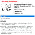 thumbnail image 2 of Rear Left Drum Brake Self Adjuster Repair Kit - Compatible with 1997 - 2003 Ford F-150 1998 1999 2000 2001 2002, 2 of 2