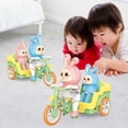 thumbnail image 3 of Cute Bunny Electric Tricycle Toy with Lights Music Interesting Universal Bunny Tricycle Doll Model Toy Gift for 1 2 3 Year, 3 of 5