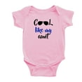 thumbnail image 3 of Cute Twins Baby Clothes Cool Like My Aunt and Uncle Twins Baby Clothes (Pink, 12-18M), 3 of 5