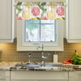 thumbnail image 2 of Yayeee Kitchen Valance Rod Pocket 54" x 18" Living Room Window Curtain, Grapefruit Slices, 2 of 6