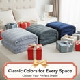 thumbnail image 3 of Qoosea Heated Blanket Throw Electric Blanket Twin Throw 50 * 60 inch with 9 Heating Levels 9 Timer Settings Auto Shut Off Soft Flannel Heating Blanke, 3 of 9