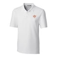 thumbnail image 2 of Men's Cutter & Buck  White Texas Longhorns Vault Forge Stretch Polo, 2 of 3