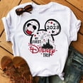thumbnail image 4 of Camiseta de Disney para mujer, camisetas de moda para Familia, camisetas blancas informales Harajuku de los años 90, camisetas Kawaii de Mickey y Minnie para niños 2023, 4 of 4