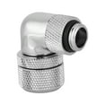thumbnail image 3 of Water Cooling Fitting, Right Angle G1/4 2 Points Thread Long Service Life 90 Water Cooling Fitting Easy Installation  For Computer Water Cooling Systems, 3 of 8