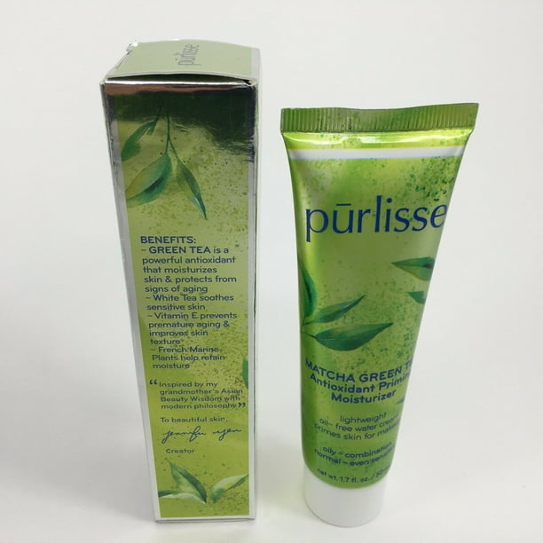 purlisse matcha green tea antioxidant priming moisturizer 1.7oz