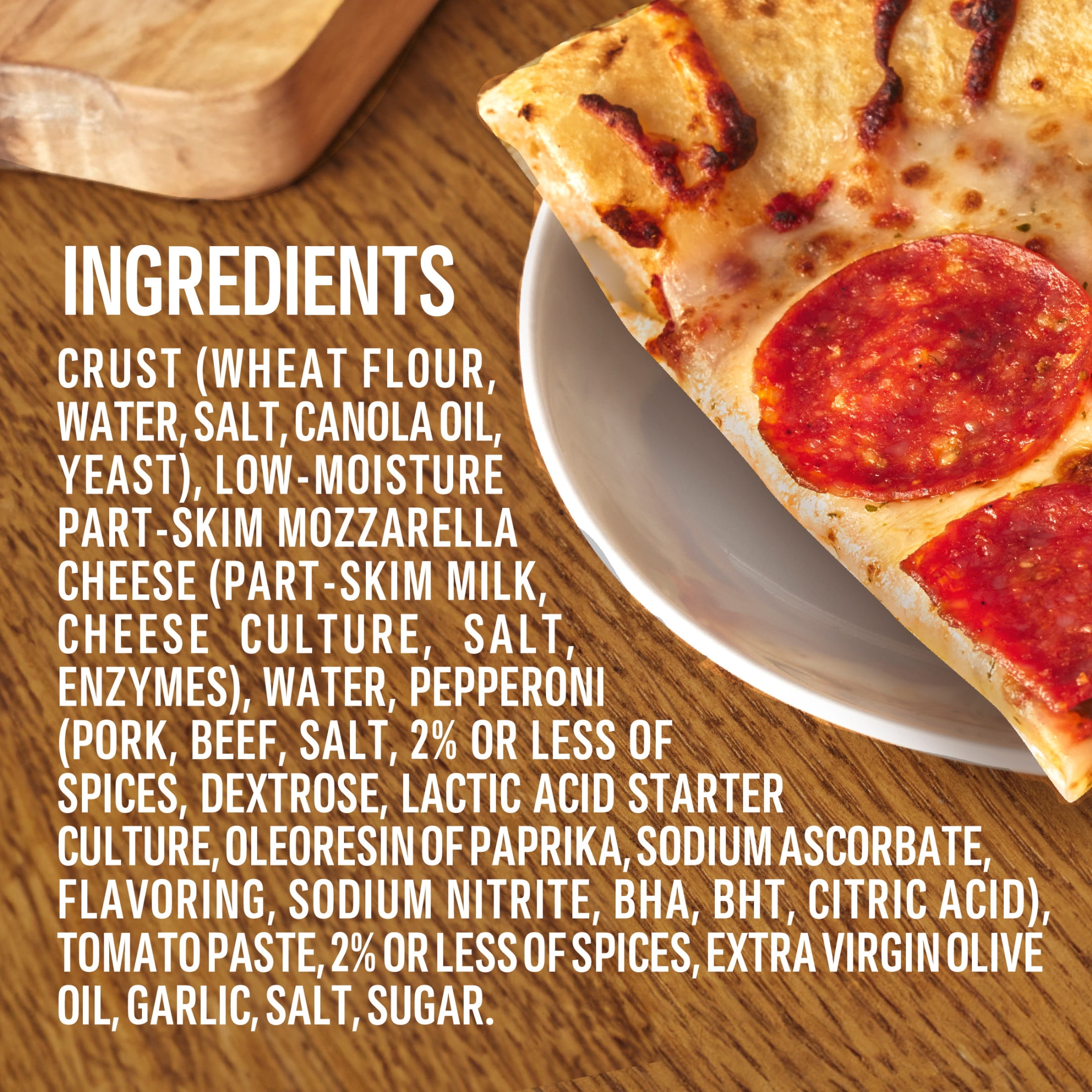 DiGiorno Frozen Pizza, Wood Fired Style Crust, Premium Pepperoni Pizza, 15.7 oz (Frozen)