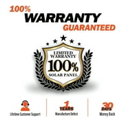 MEGA 100 FLEX | 100 Watt Monocrystalline Solar Panel | Best 12V Flexible Panel for VAN RVs and Off-Grid | High Efficiency