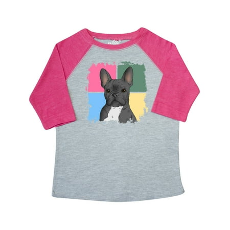 

Inktastic Blue French Bull Dog Gift Toddler Boy or Toddler Girl T-Shirt
