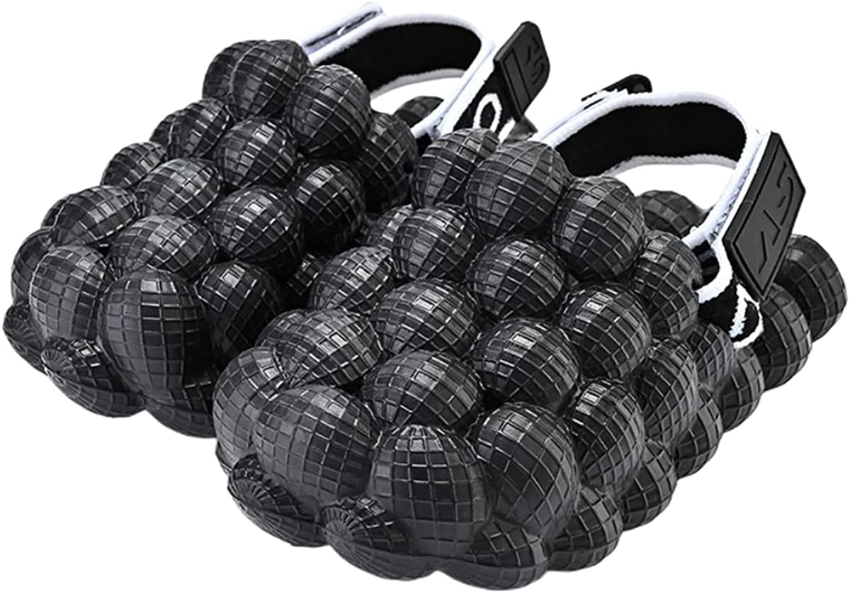 KAQ Bubble Slides for Kids Girls Boys Adjustable Back Strap Slippers Sandals Shoes, Kids Unisex, Size: 11.5, Brown