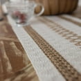 thumbnail image 3 of 13 x 79 inch Farmhouse Style Cotton Linen Table Runner with Handmade Fringed, Rustic Jute Burlap Table Runners 79 Inches Long for Dining Room, Dresser Decor, 3 of 9