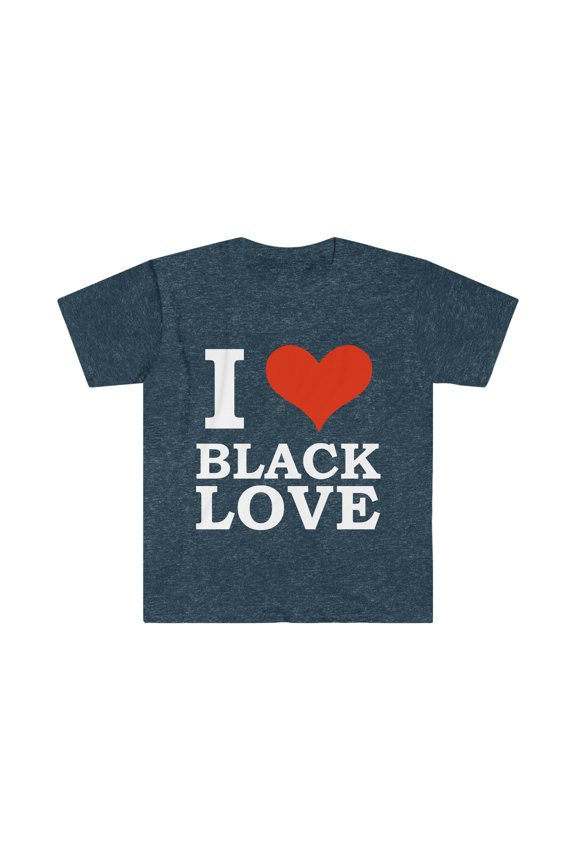I love Black Love Unisex Tank Top, XS-2XL Black Pride Valentine's Day