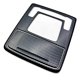 thumbnail image 4 of Car Carbon Fiber Interior Front Reading Light Lamp Cover Trim Sticker For Cr-v 2022 2023, 4 of 5