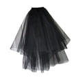 thumbnail image 3 of Tnarru Mariage Léger Mode Maille de Mariée pour Femmes Halloween avec Peigne 2 Couches, 3 of 8