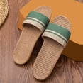 thumbnail image 4 of Women Slippers Fashionable And Minimalist New Linen Lovers Lightweight Comfortable And Non Slip Beach Shoes In Summer, 4 of 5