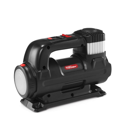 HYPER TOUGH DC 12V HEAVY DUTY DIRECT DRIVE DIGITAL TIRE INFLATOR WITH DETACHABLE LED LIGHT