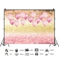 thumbnail image 1 of LOLIPPYY Photography Backdrops Pink Background Cloth 1Pcs 86x59in for Photo Studio, 1 of 7