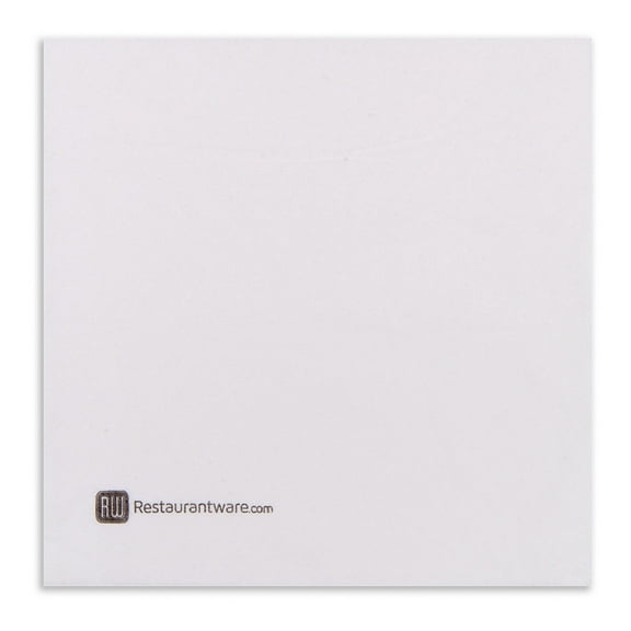 Luxenap Square Pure White Paper Napkin - Super Lux - 15 3/4" x 15 3/4" - 600 count box